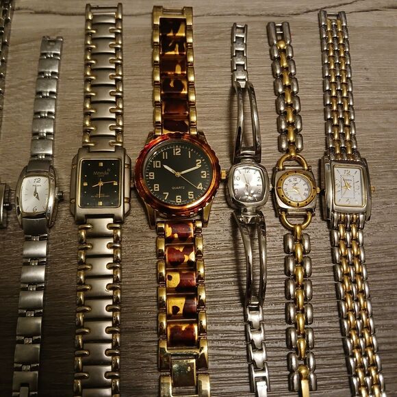 Lot 35+ Watches Parts/Repair ALL Metal Timex Relic Fossil Pulsar Guess DNKY main image 8